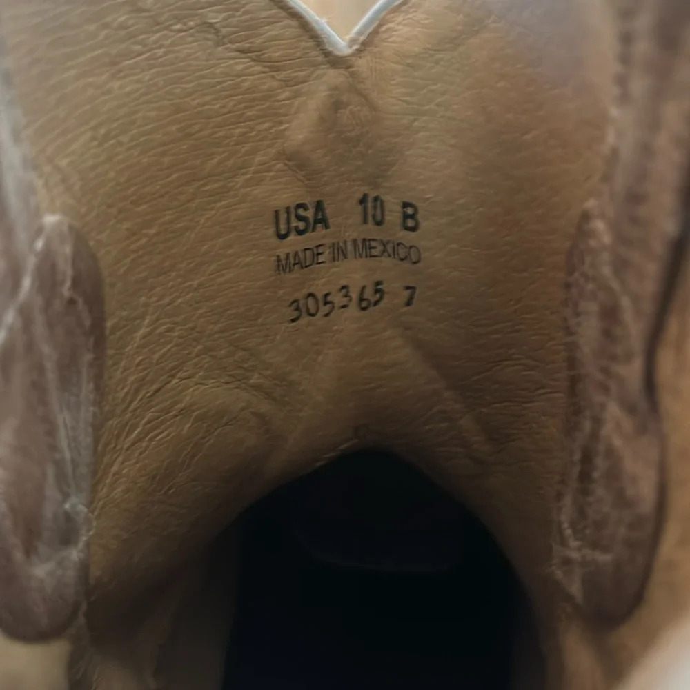 NEW Black Star Western Boots Womens Marfa Star Inlay Caramel  Sz 10B - Picture 7 of 9